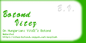 botond vitez business card